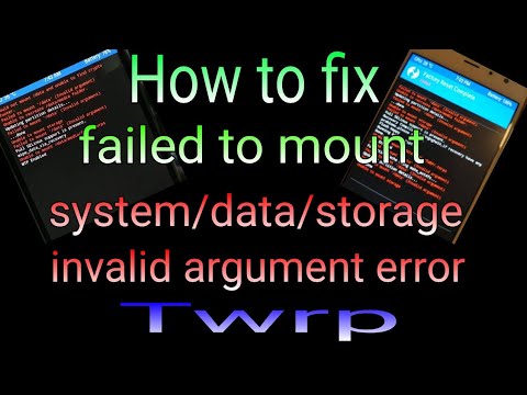 Pengalaman atasi masalah Failed To Mount System (Invalid Argument) pada Brandcode B4S Mate 2 via TWRP