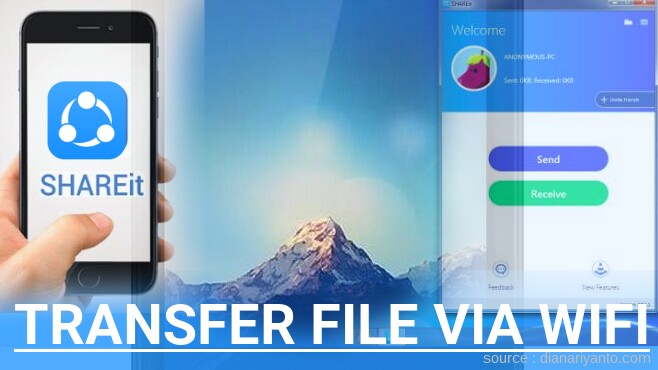 Tips Transfer File via Wifi di Brandcode B73 MATE3 Menggunakan ShareIt Versi Baru