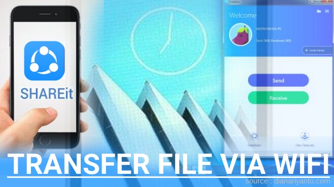 Transfer File via Wifi di Brandcode B77 MATE7 Menggunakan ShareIt Terbaru